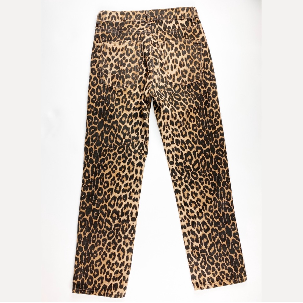 trf Collection Zara leopard pants high rise size 4 - Picture 4 of 6